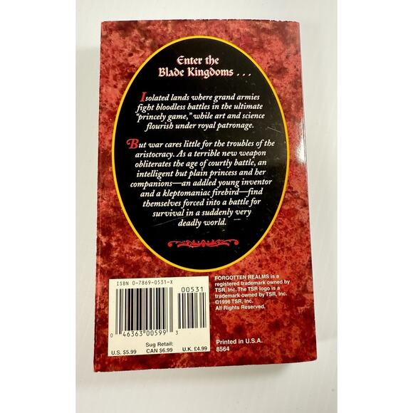 Forgotten Realms Council Of Blades The Nobles Book 5 1st Print 1996 Kidd PB TSR - Picture 2 of 9